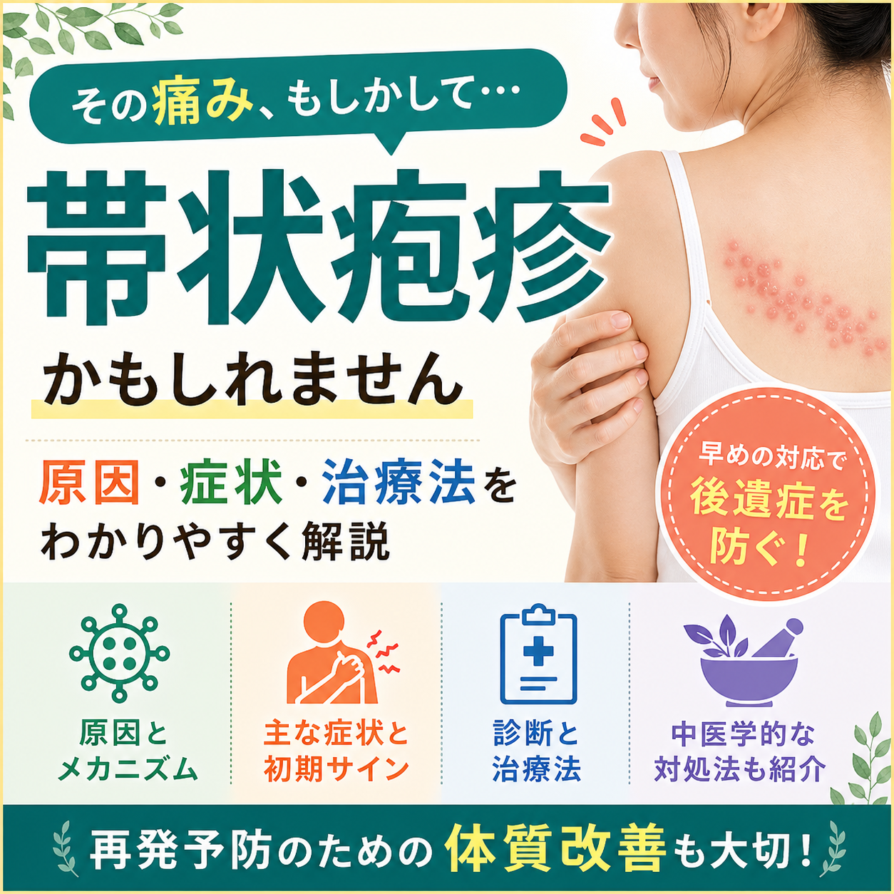 帯状疱疹の漢方的対策